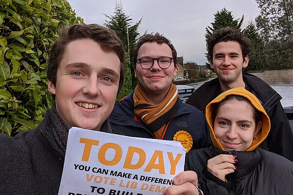 Max Langer campaigning