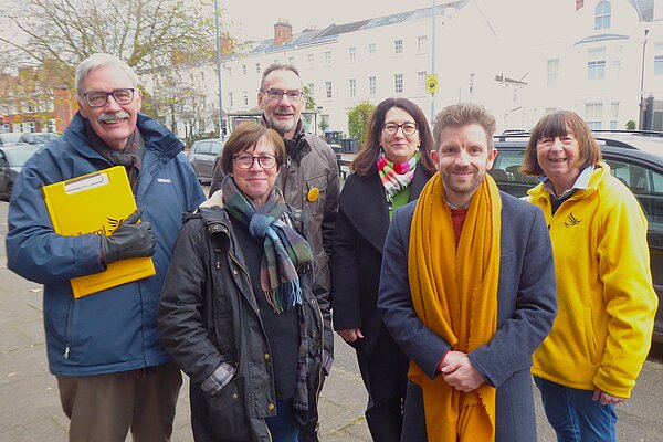 The Milverton Lib Dem councillor team 