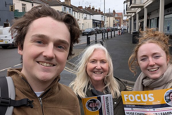 Max Langer campaigning